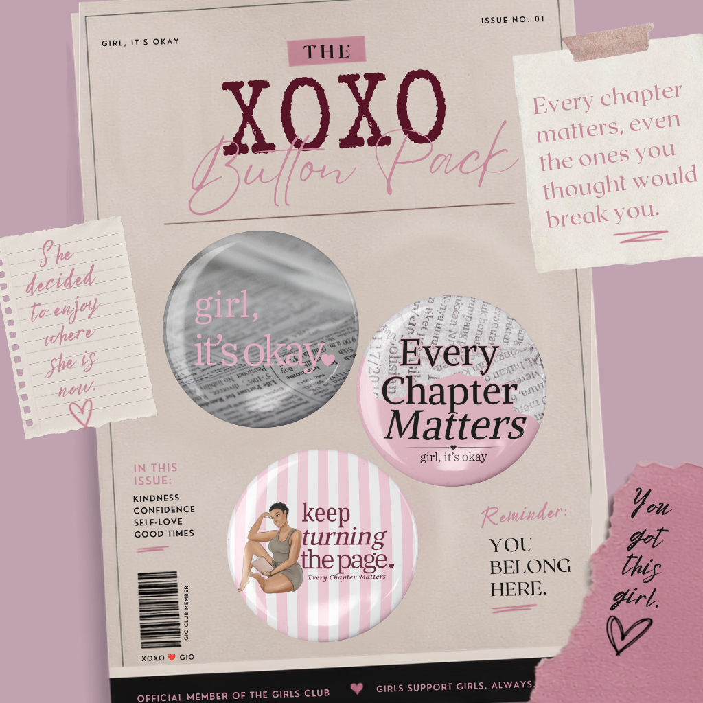 XOXO Button Pack