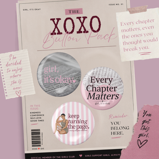 XOXO Button Pack