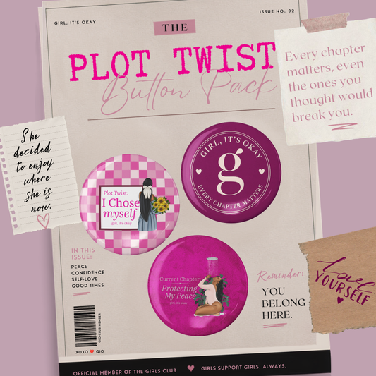 Plot Twist  Button Pack