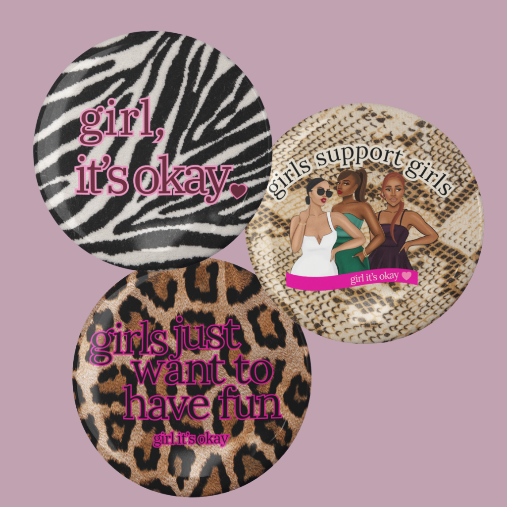 Girl's Club  Button Pack