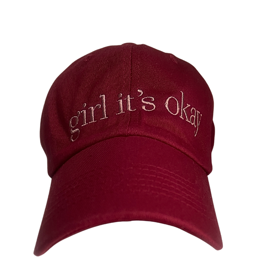 Burgundy  Logo Hat